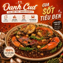 Cua Sốt Tiêu Đen