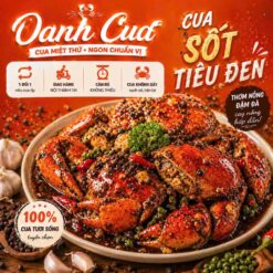 Cua Sốt Tiêu Đen
