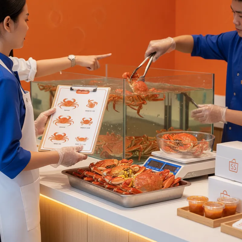 Tiêu chí chọn nhà hàng cua gạch minh bạch (Cách Oanh Cua phục vụ)