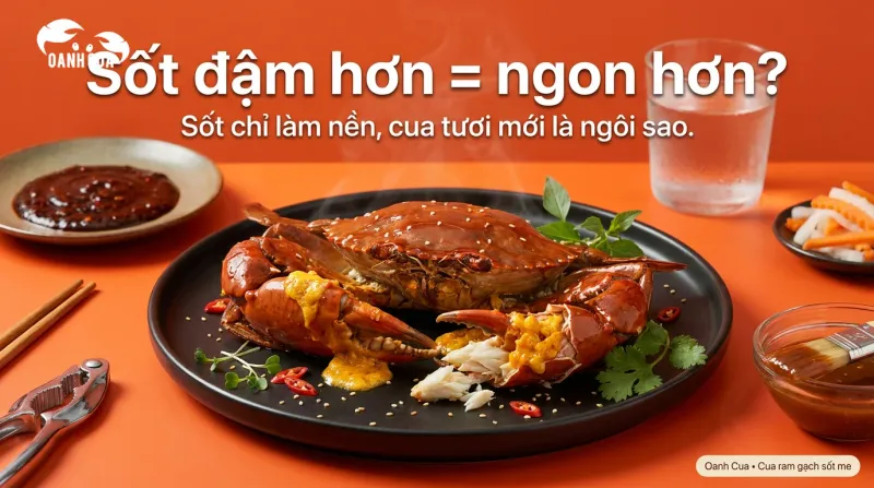 Sốt càng đậm đà càng ngon hay chỉ để 