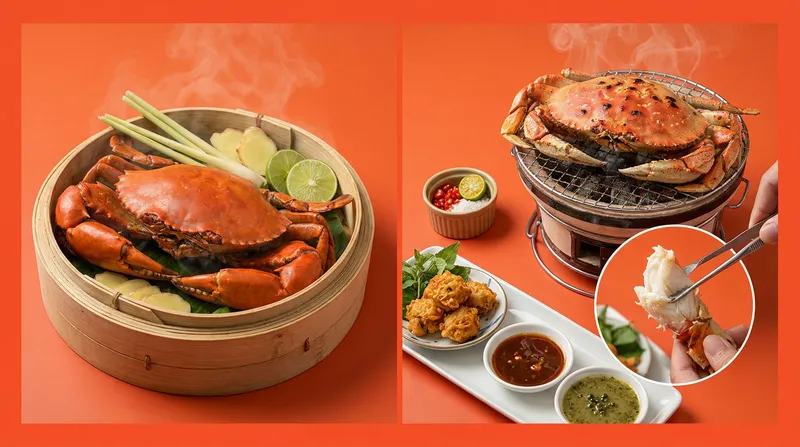 Gọi món gì để tôn lên vị ngon của cua thịt lớn?
