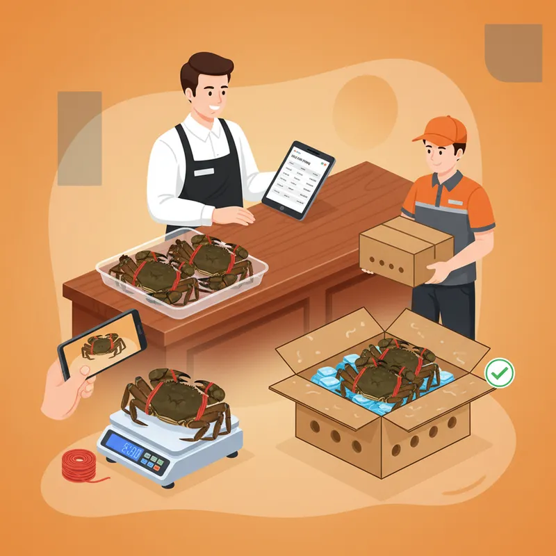 Trải nghiệm đặt cua y (cua đực) tươi sống, an tâm tuyệt đối tại Oanh Cua