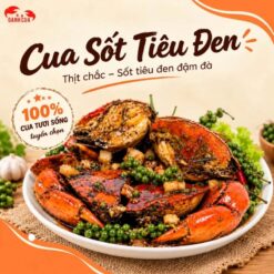 Cua Sốt Tiêu Đen