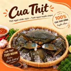 Cua Thịt Nhỏ (Size 4 Con/kg)