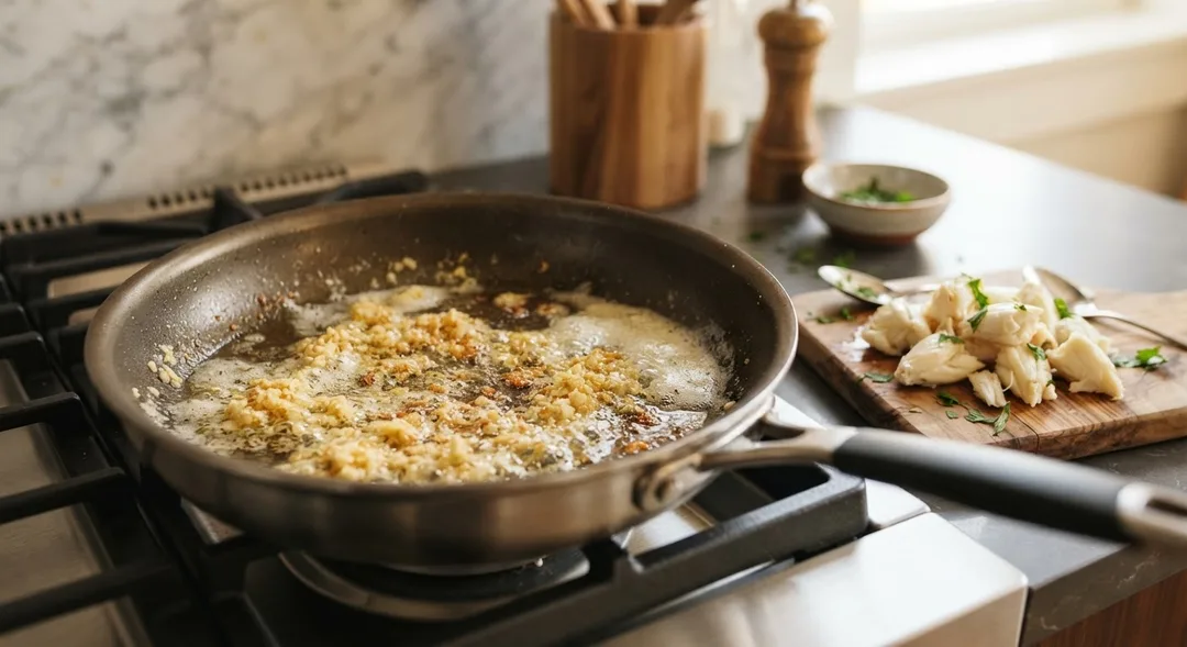 Kỹ thuật điều phối nhiệt độ để tỏi vàng thơm, không cháy đắng